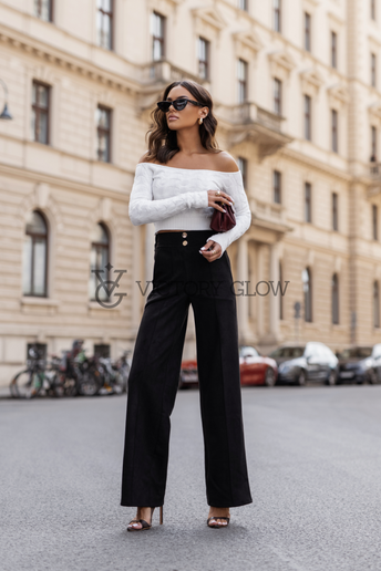 Eleganckie spodnie Fern czarne