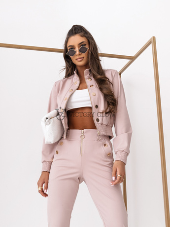 Komplet  bluza i spodnie Excellence jasny róż