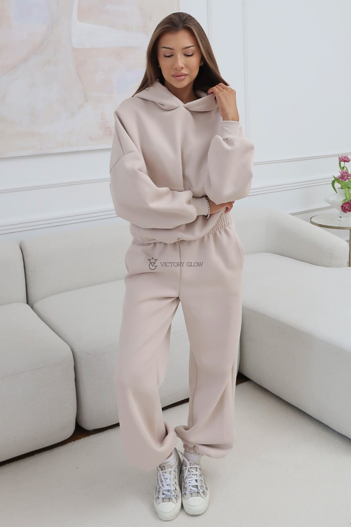 Komplet bluza i spodnie  Mua jasny beż