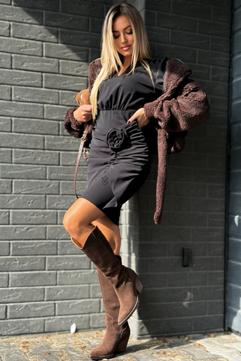 Elegancka sukienka Róża czarna