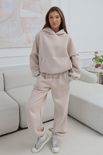 Komplet bluza i spodnie  Mua jasny beż