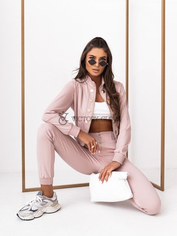 Komplet  bluza i spodnie Excellence jasny róż