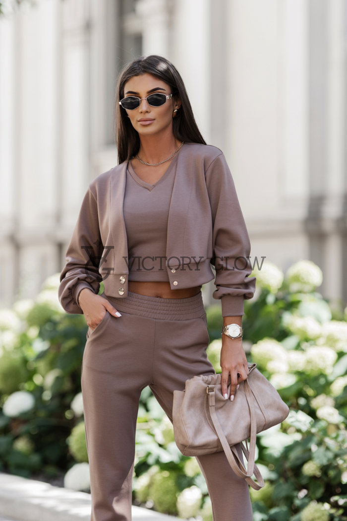 Komplet 3-częściowy Lissa karmel