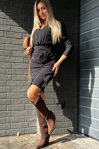 Elegancka sukienka Róża czarna