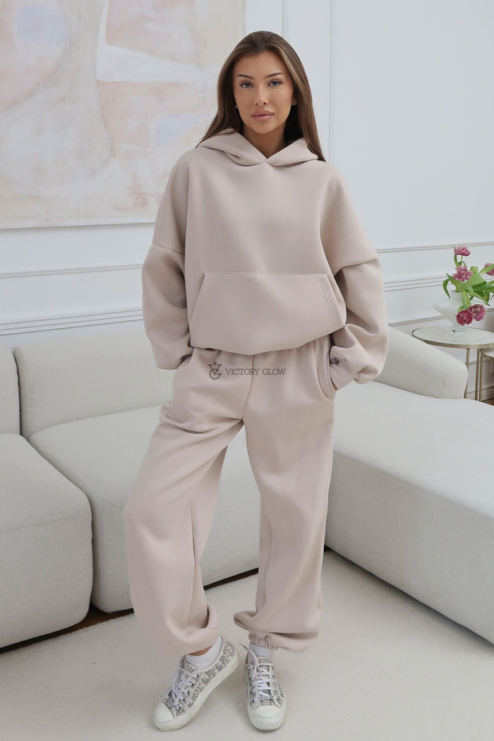 Komplet bluza i spodnie  Mua jasny beż