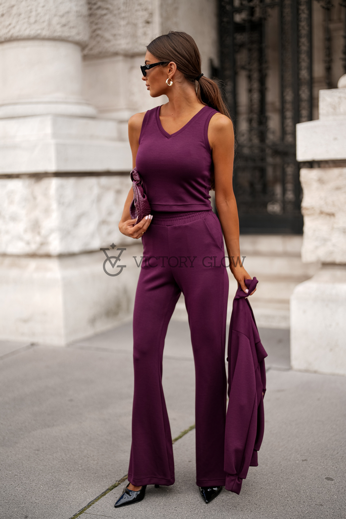 Komplet 3-częściowy Lissa fiolet