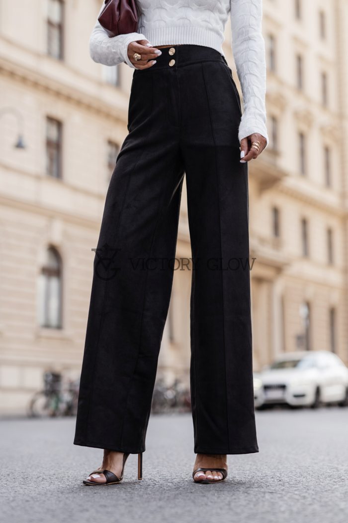 Eleganckie spodnie Fern czarne