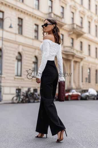 Eleganckie spodnie Fern czarne