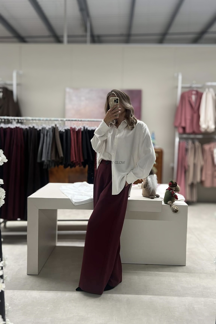 Koszula oversize Lena ecru
