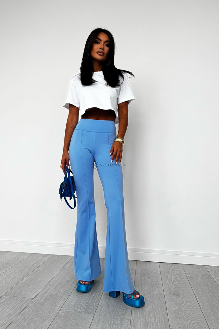 Krótki t-shirt z okrągłym dekoltem Paola biały