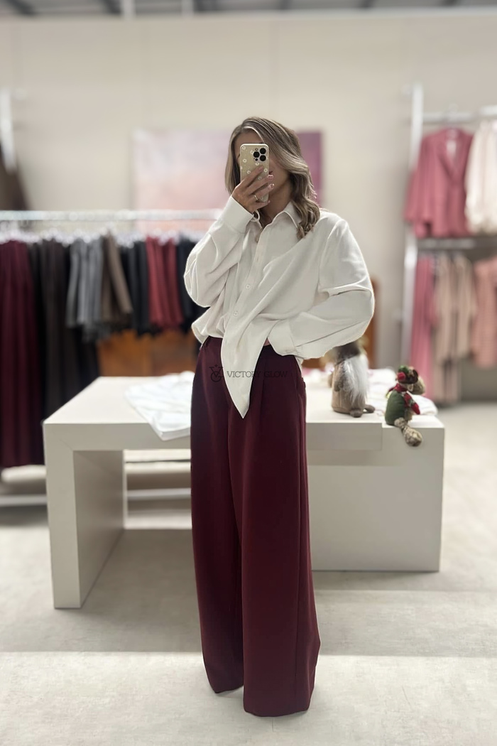 Koszula oversize Lena ecru